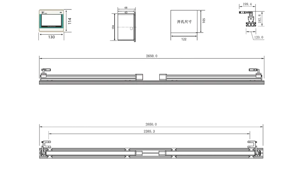 S1000 Pro Centering Web Guide System - Specifications