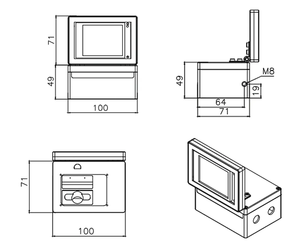 A400 CCD Image Sensor - Specification Drawing