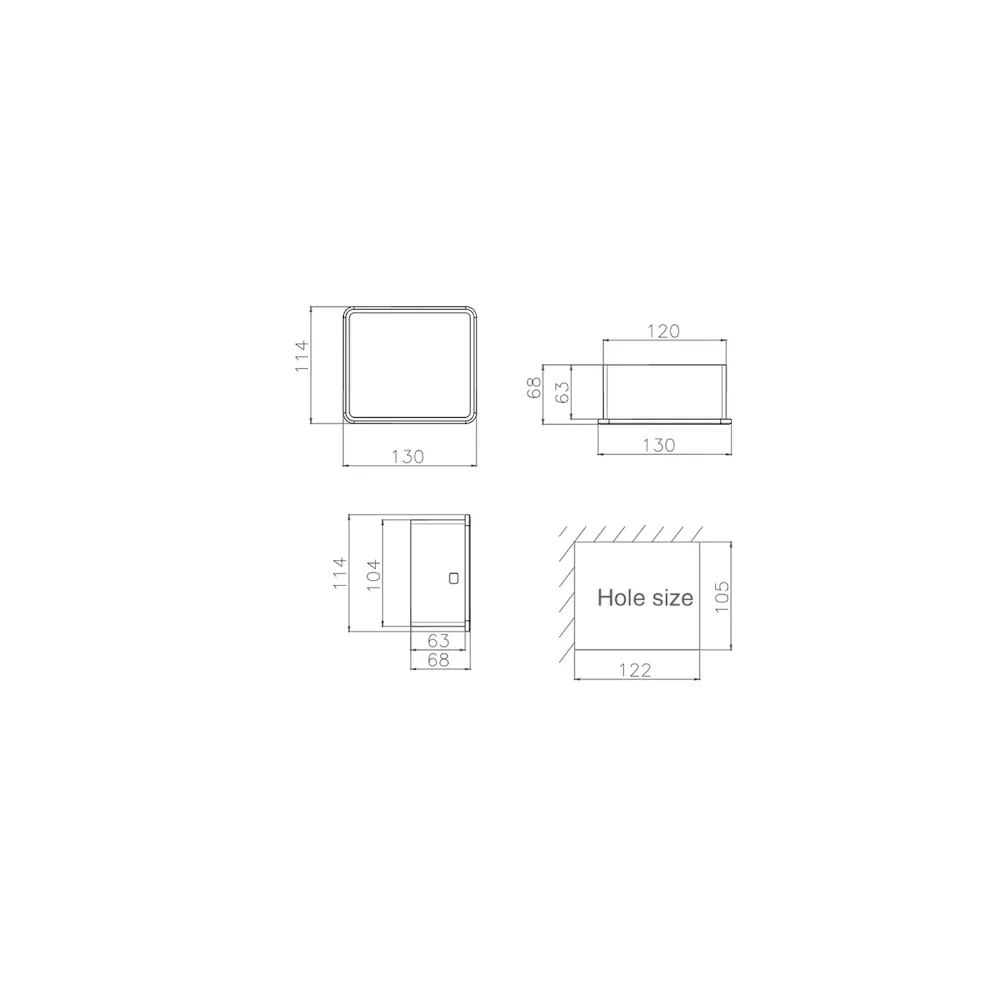 T500 Web Tension Controller - Dimension Drawing