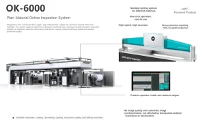 OK6000 Application-Based Online Quality Inspection System