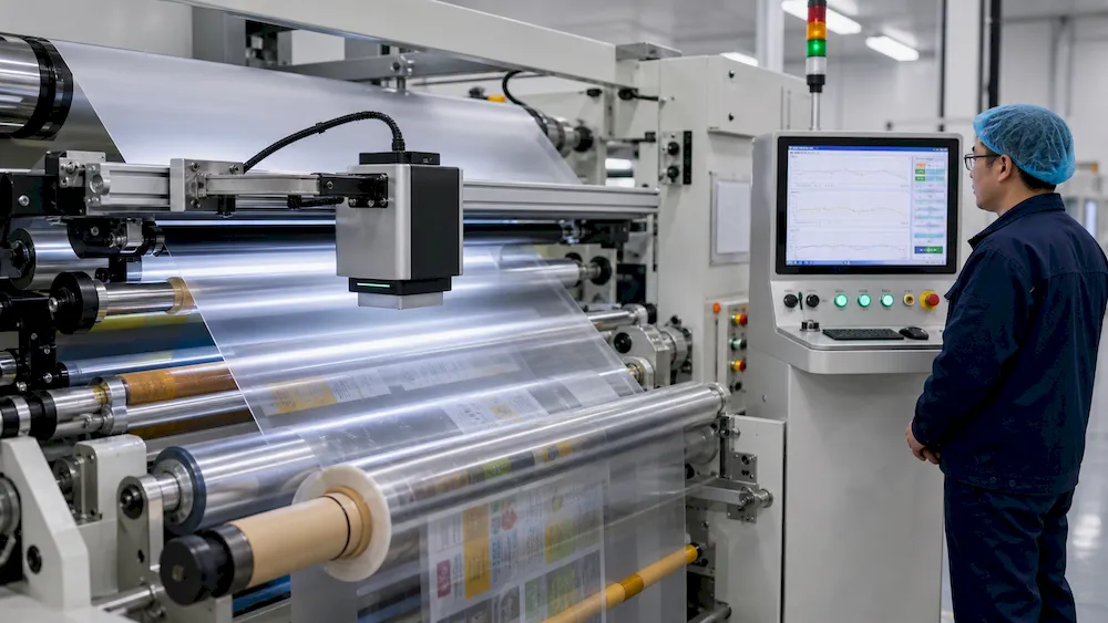 Solventless Adhesive Coating Amount and Visual Inspection